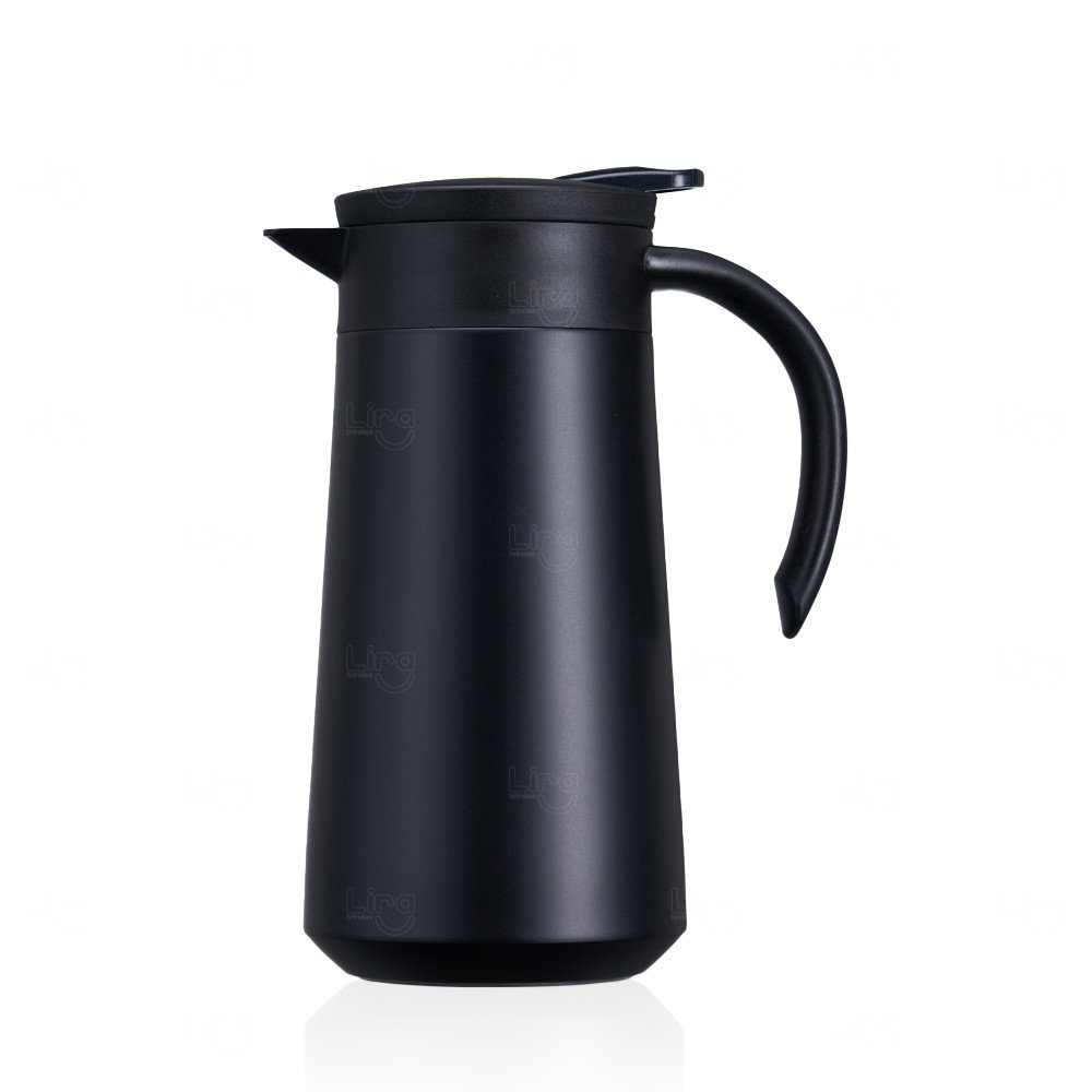 Garrafa Térmica Inox 800ml Personalizada Preto