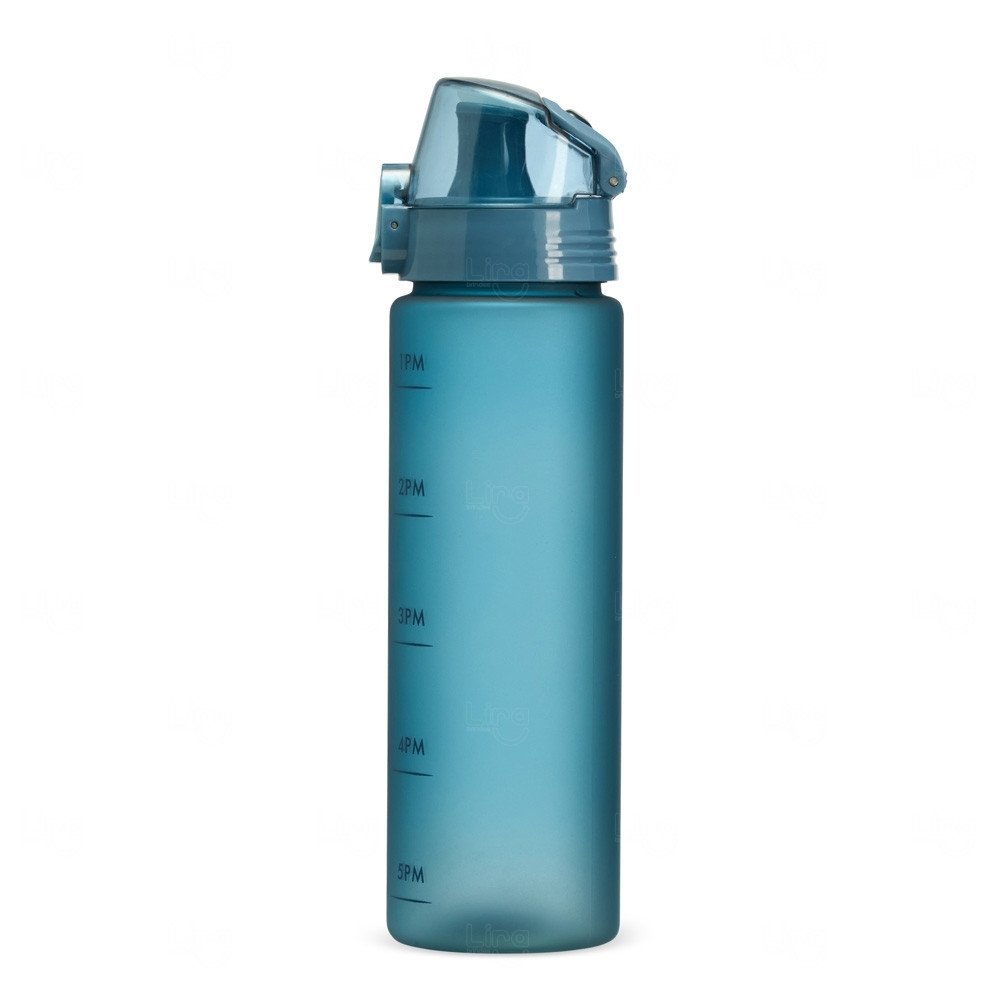 Squeeze Plástico 700ml com Marcador de Horário Personalizado 