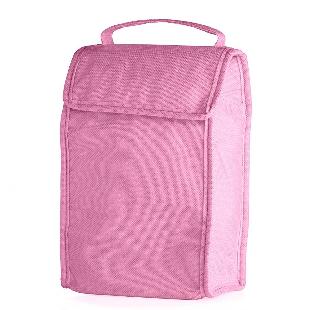 Bolsa Térmica Dobrável 3L Personalizada Rosa Claro