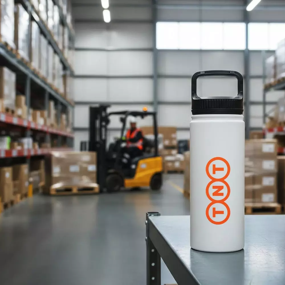 Garrafa Térmica Personalizada com Alça de Presilha - 500ml 