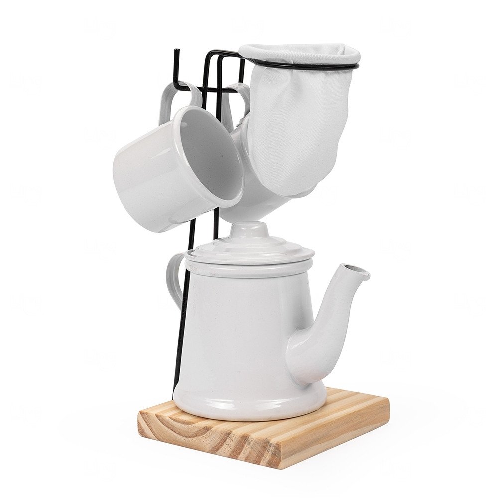Kit Café Personalizado - 4 Peças 